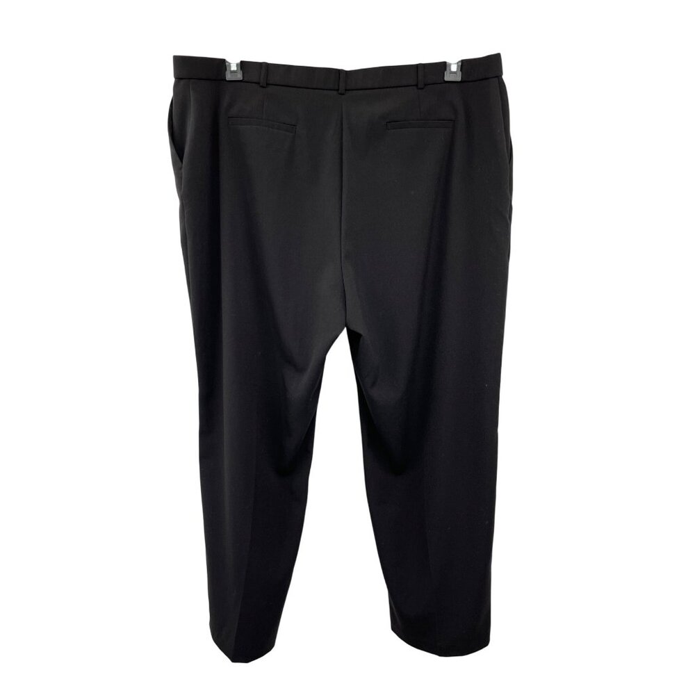Briggs New York Pants Womens 24WS Short Black Slacks Flat Front Used - Picture 2 of 13